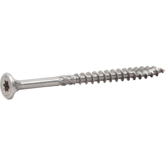 ESSVE ESSDRIVE Träskruv 5 mm Ø, försänkt, rostfri, A4 90 mm, 100-pack