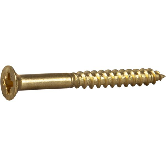 ESSVE 525024 Träskruv TFX, mässing 4 x 25 mm, 8-pack