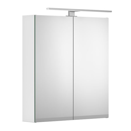 Gustavsberg Artic Spegelskåp 60 cm, integrerat eluttag Vit