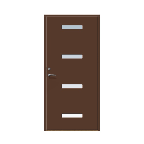 Ytterdörr Stabil Mellby 10 x 20, Högerhängd, Nötbrun