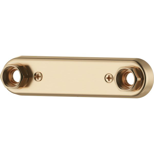 FM Mattsson S600030.62 Blandarfäste Oval, borstad mässing 16 mm